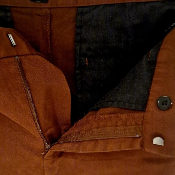 Pants H&M - Skinny Fit - Cropped Leg - US 32R - One Black & One Mahogany - Picture 3 of 7